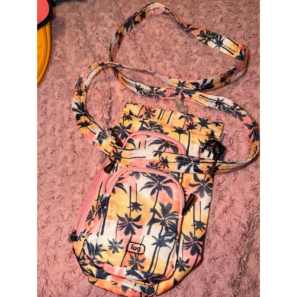 Lug Huggie OC Insulated Convertible Water Bottle Bag tropical sunset